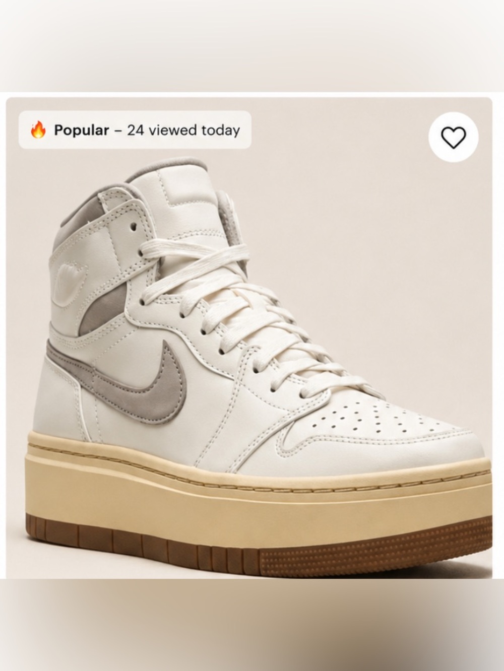 Nike Air Sneakers in Light Gray
